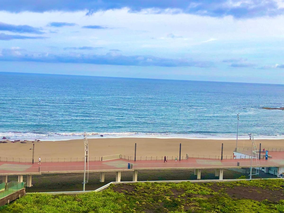 Vistas Mar Playa Las Canteras Primera Linea Wifi Las Palmas de Gran Canária Exterior foto