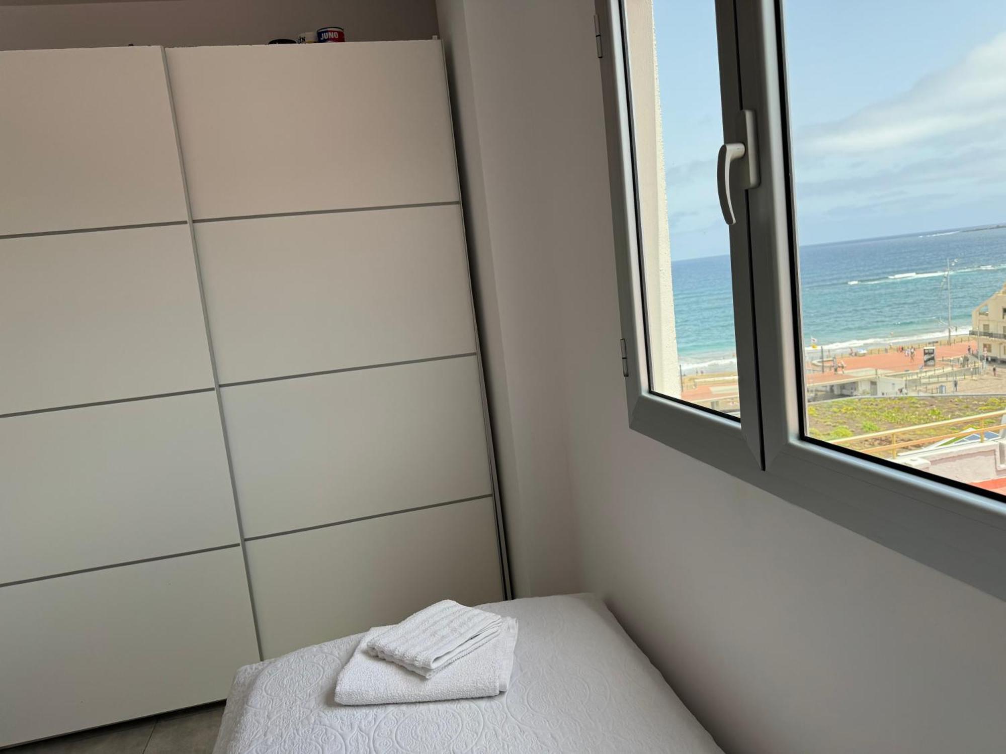 Vistas Mar Playa Las Canteras Primera Linea Wifi Las Palmas de Gran Canária Exterior foto
